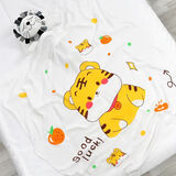 格鲁格（GRUG）Grug 婴儿夏凉被 竹纤维宝宝冰丝盖毯空调被毯午睡盖肚子睡毯 萌萌虎 竹棉款 110*110cm