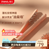 雷瓦（RIWA）迷你玉米夹玉米须头发垫发根蓬松神器夹板卷发棒 摩根烫发型锡纸烫垫发根烫发宿舍生日礼物RB-8135 迷你便携玉米夹【珊瑚橘】