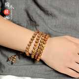 陶木缘 绿檀香手串男女款108颗佛珠手把件打磨 绿檀8mm108颗