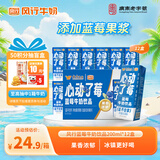 风行 蓝莓风味牛奶饮品 200ml*12盒 牛奶礼盒装 送礼佳品