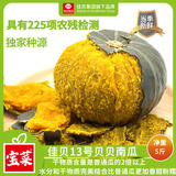 佳农山东贝贝南瓜净5斤(佳贝13号)4-9头单果约250g+  源头直发