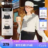 LeSportsac乐播诗斜挎包时尚高级女款手提包黑色百搭大容量单肩包七夕礼物 经典黑