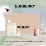 博柏利（BURBERRY）花与她青提软糖女淡香水礼盒(30ml+5ml+香薰蜡烛)七夕情人节礼物