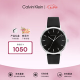 Calvin KleinCK简约款皮带时尚石英男表25200050送男友礼物