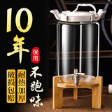 家の物语（KATEI STORY）泡酒玻璃瓶10斤专用酒瓶带龙头高档密封罐青梅白酒药酒泡酒罐酒坛