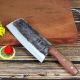 铁匠世家不锈钢老式菜刀厨房专用切肉刀锋利耐用切菜刀女士切刀汉佩款