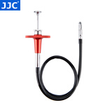 JJC 机械快门线 遥控 适用于索尼黑卡RX1R富士XE4 XT4 X100V XT20 X100T X100F XT5 XPRO2 XE3 XT30II TCR-40R 线长40CM 红色