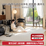 东升100%新西兰羊毛无胶水无甲醛抗菌防螨客厅卧室环保地毯可定制尺寸 观云 3.4m*2.4m 1件
