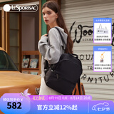 LeSportsac乐播诗新款包包女包时尚通勤电脑背包双肩包书包七夕礼物 黑色/枪色