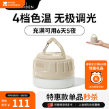 牧高笛（MOBIGARDEN）营灯 户外露营LED灯多功能便携营地灯帐篷挂灯钓鱼灯零星 月影白PRO