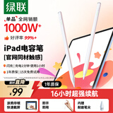 绿联电容笔iPad触控笔【TypeC快充】适用26年Pro/Air8/Mini/iPad11平板触控触屏手写笔ApplePencil二代