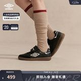 茵宝（Umbro）【鹿晗同款】speciali幸运星OG板鞋男女新款休闲鞋足球风运动鞋 黑色/茵宝白 (男女同款) 43