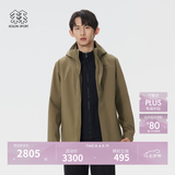 KOLON SPORT/可隆软壳三合一夹克 男子防泼水防风户外冲锋衣2级 LHJK5WNT17-TA 灰褐 【软壳内胆】 XL 180/100A