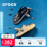 卡骆驰（CROCS）贝雅卡骆班洞洞鞋轻便耐磨一脚蹬休闲鞋女鞋时尚沙滩鞋|205089 深蓝/辣椒红-4CC(含智必星) 39 (240mm)
