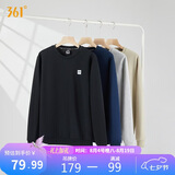 361°卫衣男装春夏季长袖运动服休闲跑步圆领宽松上衣服652334801D-6