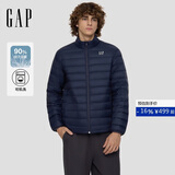 盖璞（GAP）男装秋冬时尚logo轻薄立领羽绒服简约休闲保暖外套657225
