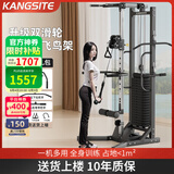 康斯特（KANGSITE）单边飞鸟综合训练器高位下拉练臂引体向上龙门架家用力量训练器材 豪华双轮飞鸟[100KG配重/送礼包]