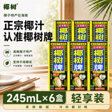 椰树牌椰汁 245ml*6盒 植物蛋白饮料 正宗海南特产 整组装