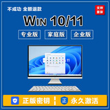 win10专业版激活码windows11永久密匙企业秘钥w家庭中文升级密钥 客服聊天窗口自动发货 win10专业版