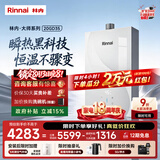 林内（Rinnai）【大师系列】20L家用大升数燃气热水器 大水量恒温热水器 20GD35 上门安装（JSQ40-GD35）