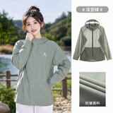 骆驼（CAMEL）小光阴 防晒衣男户外遮阳连帽清爽时尚休闲防晒服外套 1005A