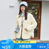 坦博尔新款羽绒服女秋冬新款轻薄短款小个子翻领韩版百搭外套TD236266 黄油蜜 M 165/88A（建议体重125-135斤）