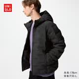 优衣库PUFFTECH空气棉服连帽外套男装女装莫雷加德同款夹克478268 478268/09黑色 L