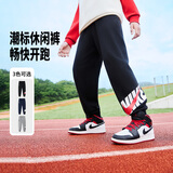 NIKE 3BRAND 耐克男女童棉针织长裤2026新款侧边大logo儿童运动裤