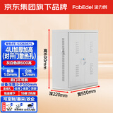 法力创机柜  加厚型 4U 600高 灰白小墙柜 550宽*220深*600高 双开散热孔监控柜弱电箱网络箱配电箱