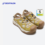 迪卡侬（DECATHLON）溯溪鞋女户外登山涉水鞋沙滩郊野徒步防滑凉鞋夏日NH900洞洞鞋 金绿色 37