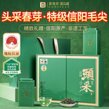 贡苑2026新茶 特级信阳毛尖250g 头采绿茶高档茶叶礼盒装送长辈老丈人
