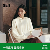 森马卫衣女绣花连帽宽松上衣春秋休闲外套101125116004
