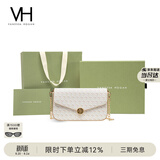 VANESSA HOGAN VH女包山茶花信封包轻奢老花链条小包单肩斜挎包生日礼物送女友
