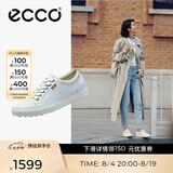 爱步（ECCO）板鞋女 时尚潮流百搭简约经典平底鞋日常休闲板鞋女 柔酷430003 白色43000301007 38 （偏小，建议选大一码）