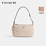 蔻驰（COACH）【品牌直供】女士NOLITA19小号手提麻将包CW426奶茶色七夕礼物