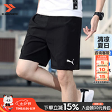 彪马（PUMA）短裤男夏季新款透气快干运动裤跑步训练健身休闲裤户外五分裤子 【主推】建议拍小一码/无口袋 XL /185/82