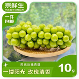 京鲜生 阳光玫瑰青提净重4.5-5斤装 单果10g+ 葡萄/提子生鲜水果源头直
