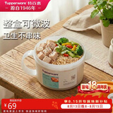 特百惠（Tupperware）微波460ml水晶汤碗可加热学生上班族便携露营野餐饭盒单个装 橙色