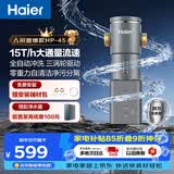 海尔（Haier）前置过滤器超15T大通量家用自来水过滤净水器40微米全自动反冲洗实时水压监测全屋净水HP-45
