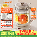 九阳（Joyoung）0胶水养生壶 1.5升家用办公室恒温烧水电烧水壶 316L不锈钢 加大滤网煮茶器WY345