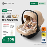 怡戈（Ekobebe）婴儿提篮式儿童安全座椅新生儿小月龄汽车用宝宝车载睡篮新生儿 奶酪米提篮【170度大躺角】