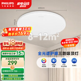 飞利浦（PHILIPS）全光谱LED三防吸顶灯阳台餐厅专用超薄卧室灯具小白灯【包安装】