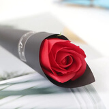 己花教师节礼物送老师单支玫瑰花束香皂花礼品【单支装】