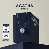 AGATHA/瑷嘉莎 人鱼之泪项链女士款【生日礼物】送女友闺蜜高级感 明星同款（39CM-大号2.96克拉）