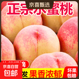 京喜加新鲜现摘当季水蜜桃脆甜桃子生鲜水果桃子整箱批发包邮 【维C炸弹】水蜜桃 大果 【闭眼拍】带箱5斤（净重4.5斤+）