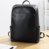 高尔夫（GOLF）双肩包男士软皮旅行背包15.6英寸电脑学生书包防泼水出差背包