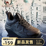 骆驼（CAMEL）运动鞋秋冬季新款男鞋户外革面防泼水轻便通勤休闲鞋子减震跑步鞋