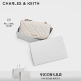 CHARLES&KEITH质感菱格链条小方包钱包斜挎包包女包七夕礼物送女友CK6-10680924