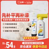 立邦墙面修复补墙膏补墙漆刮板防霉堵洞抗裂去污抗菌白色 100ml+500g