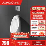 九牧（JOMOO）小便斗男士壁挂式墙排陶瓷小便池抗菌防臭感应机械可选小便器 【智能感应电源预埋】J13071